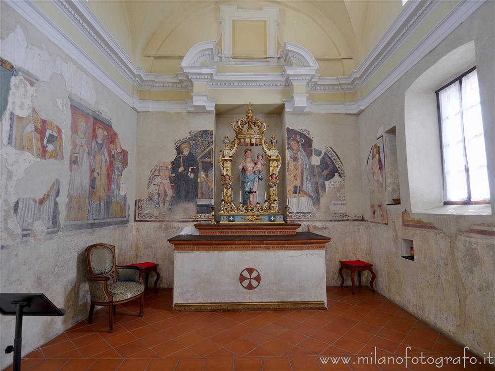 Benna (Biella) - Presbiterio dell'Oratorio di Santa Maria delle Grazie